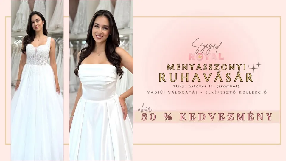 - Royal Szeged 50% discount.